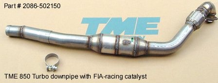 TME 3&quot; Downpipe Volvo 850 T5 / T-5R 1994-95